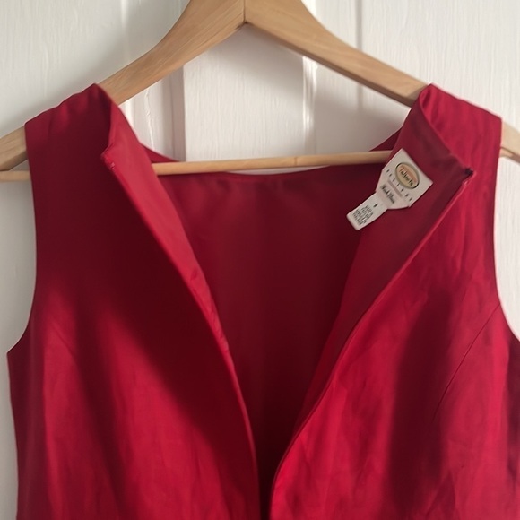 Talbots Petite Irish Linen Red Shift Dress Size 8 - Picture 8 of 10
